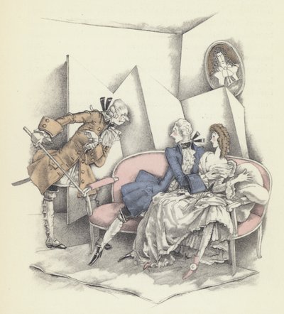 Illustratie voor Voltaires Candide door Sylvain Sauvage